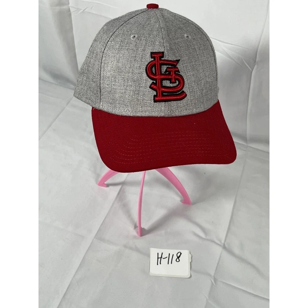 Saint Louis Cardinals Hat Cap‎ Adjustable Red Gray Pre-Owned